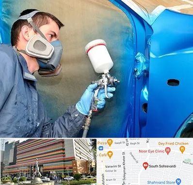 آموزشگاه صافکاری و نقاشی در سهروردی 