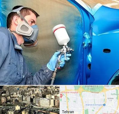 آموزشگاه صافکاری و نقاشی در مرزداران 