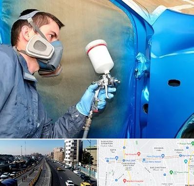 آموزشگاه صافکاری و نقاشی در پیروزی 