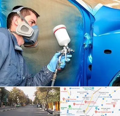 آموزشگاه صافکاری و نقاشی در شریعتی 