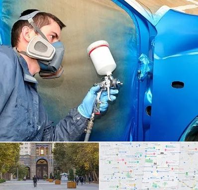 آموزشگاه صافکاری و نقاشی در منطقه 12 تهران