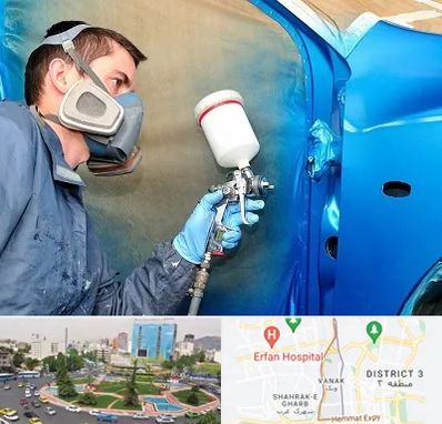 آموزشگاه صافکاری و نقاشی در ونک 