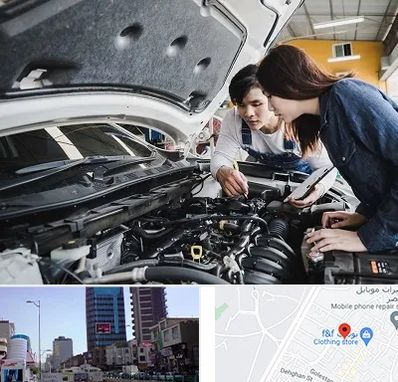 آموزشگاه تعمیرات خودروهای خارجی در چهارراه طالقانی کرج