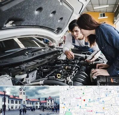 آموزشگاه تعمیرات خودروهای خارجی در میدان شهرداری رشت