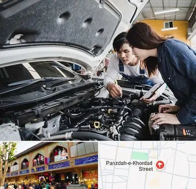 آموزشگاه تعمیرات خودروهای خارجی در 15 خرداد