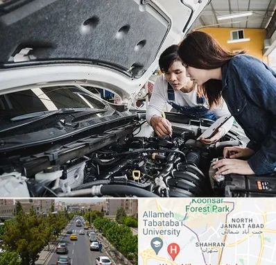 آموزشگاه تعمیرات خودروهای خارجی در شهران 