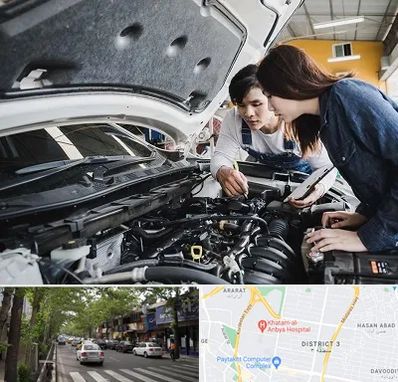 آموزشگاه تعمیرات خودروهای خارجی در ظفر 