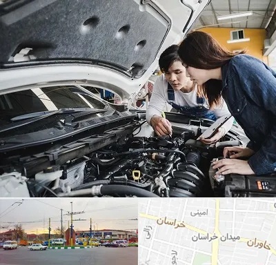آموزشگاه تعمیرات خودروهای خارجی در میدان خراسان