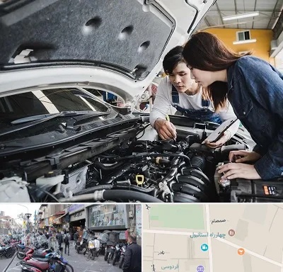 آموزشگاه تعمیرات خودروهای خارجی در چهارراه استانبول