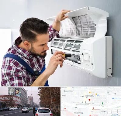 آموزشگاه تعمیرات کولر گازی در کارگر شمالی