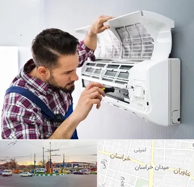 آموزشگاه تعمیرات کولر گازی در میدان خراسان