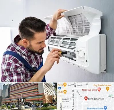 آموزشگاه تعمیرات کولر گازی در سهروردی 