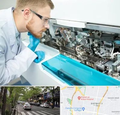 آموزشگاه تعمیرات تجهیزات آزمایشگاهی در ظفر 