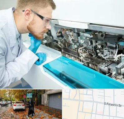 آموزشگاه تعمیرات تجهیزات آزمایشگاهی در خیابان فلسطین