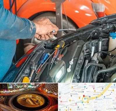 آموزشگاه تعمیرات خودرو در میدان ولیعصر