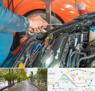 آموزشگاه تعمیرات خودرو در خیابان ارم شیراز