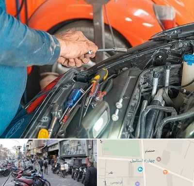 آموزشگاه تعمیرات خودرو در چهارراه استانبول