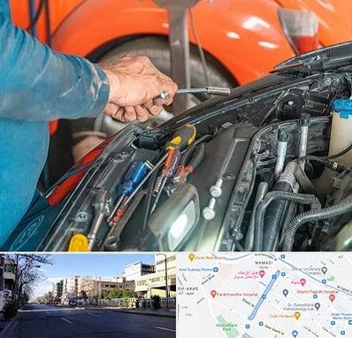 آموزشگاه تعمیرات خودرو در خیابان ملاصدرا شیراز