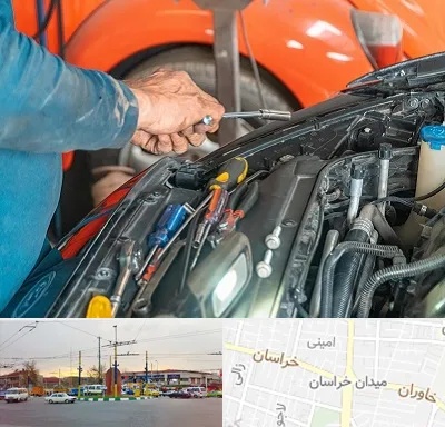 آموزشگاه تعمیرات خودرو در میدان خراسان
