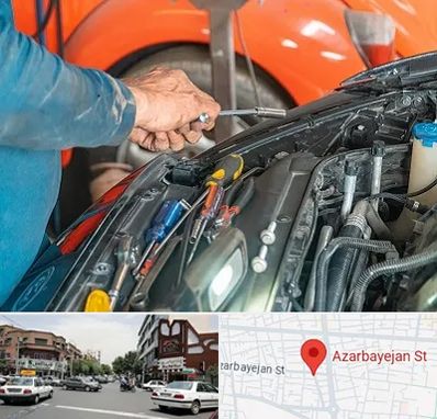 آموزشگاه تعمیرات خودرو در خیابان آذربایجان