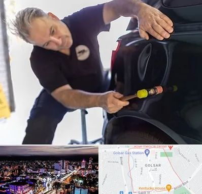 آموزشگاه صافکاری pdr در گلسار رشت 