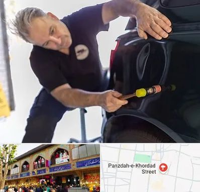 آموزشگاه صافکاری pdr در 15 خرداد