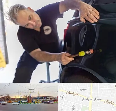 آموزشگاه صافکاری pdr در میدان خراسان