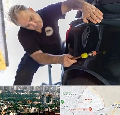 آموزشگاه صافکاری pdr در عظیمیه کرج 