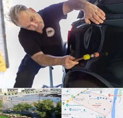 آموزشگاه صافکاری pdr در گلستان اهواز