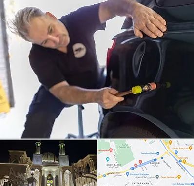 آموزشگاه صافکاری pdr در زرگری شیراز