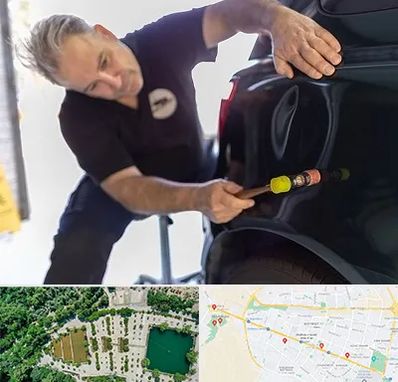 آموزشگاه صافکاری pdr در وکیل آباد مشهد