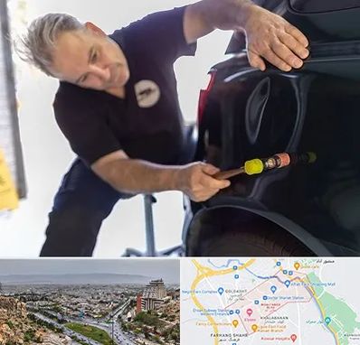 آموزشگاه صافکاری pdr در معالی آباد شیراز