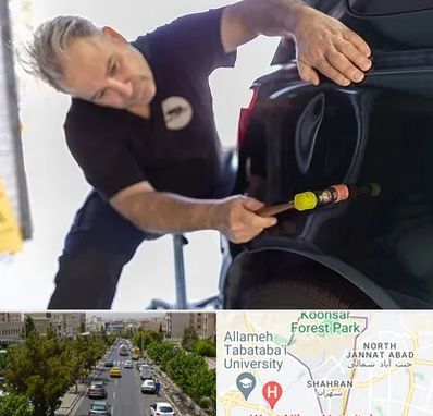 آموزشگاه صافکاری pdr در شهران 