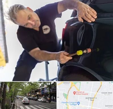 آموزشگاه صافکاری pdr در ظفر 