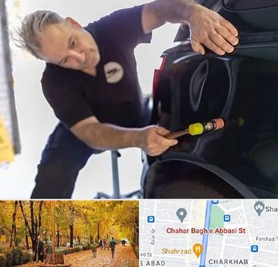 آموزشگاه صافکاری pdr در چهارباغ اصفهان