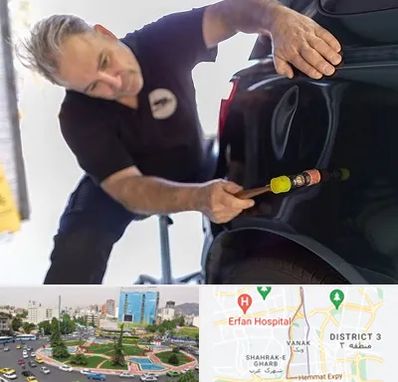 آموزشگاه صافکاری pdr در ونک 