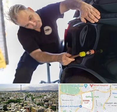 آموزشگاه صافکاری pdr در گیشا 