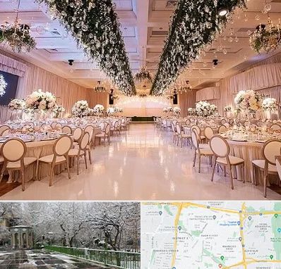 تالار عروسی در باغ فیض