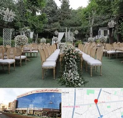 باغ تالار در نصف راه تبریز