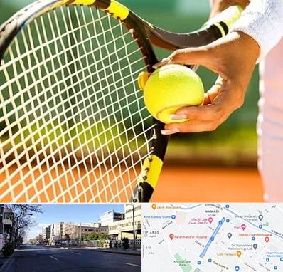آموزشگاه تنیس در خیابان ملاصدرا شیراز