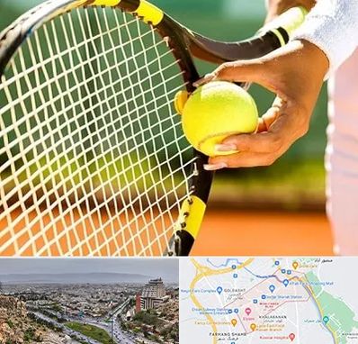 آموزشگاه تنیس در معالی آباد شیراز