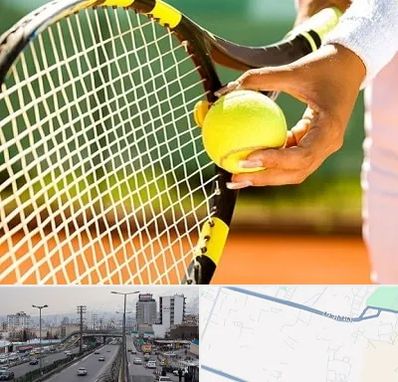 آموزشگاه تنیس در بلوار ارتش