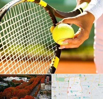 آموزشگاه تنیس در منطقه 6 تهران
