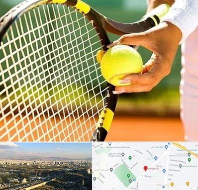 آموزشگاه تنیس در هنگام