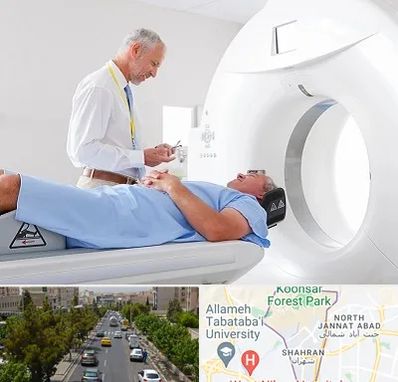 سی تی اسکن در شهران 