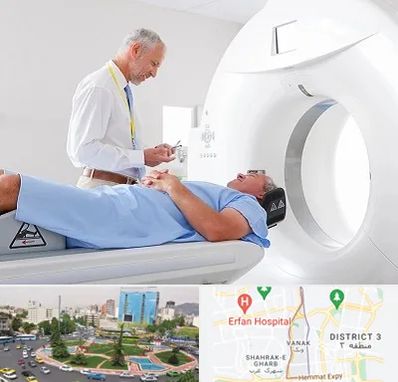 سی تی اسکن در ونک 