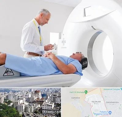 سی تی اسکن در ولنجک 