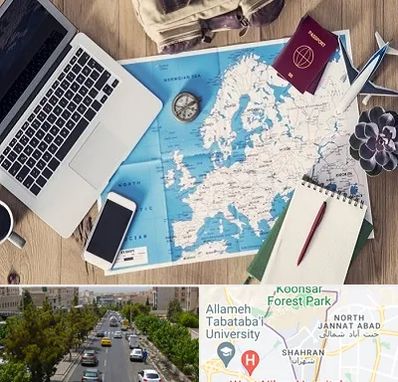 آژانس مسافرتی در شهران 