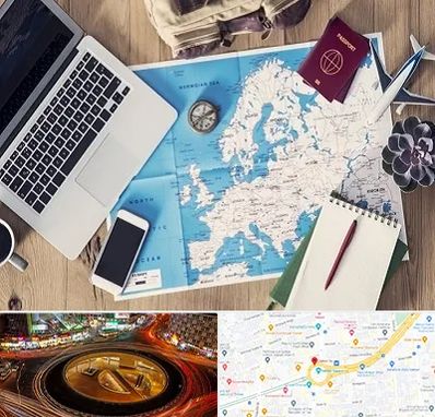 آژانس مسافرتی در میدان ولیعصر