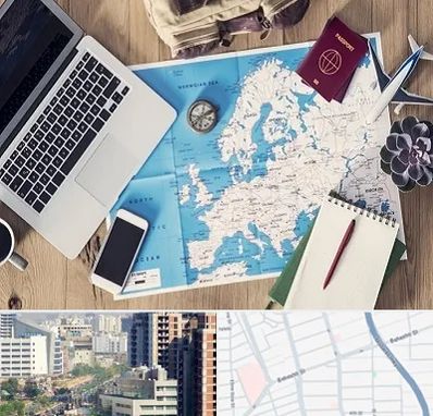 آژانس مسافرتی در خیابان بهشتی